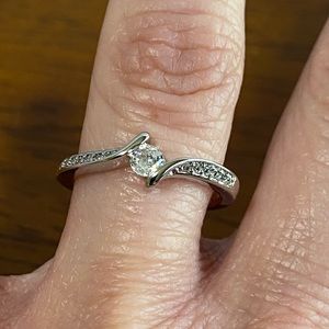 New Dainty CZ Ring, Size 6